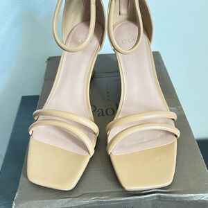 🆕 Linea Paolo NIB Violeta Wedge in Desert SZ 11